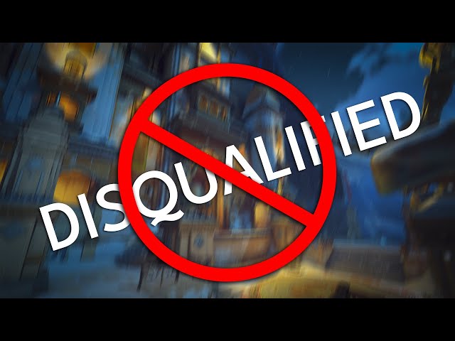 I got disqualified from OWCS