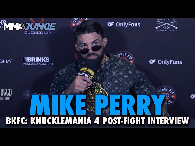 Mike Perry is 'Above Gold' After Another BKFC Knockout, Reacts to Conor McGregor Ownership Stake