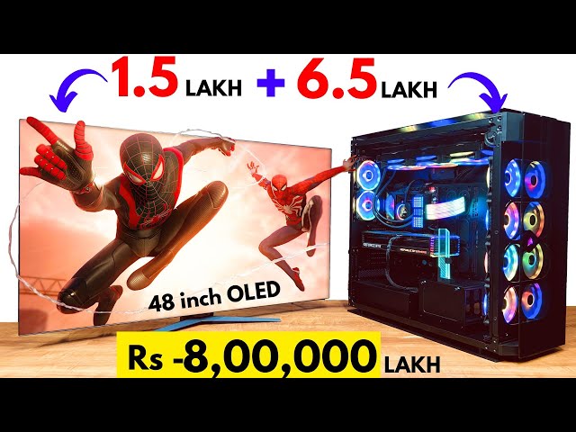 Rs 8 LAKH 😱😱 Gaming PC | 4090 + 48 inch OLED MONITOR | 9532777615 | Mr Pc Wale