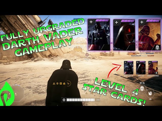 Star Wars Battlefront 2: Fully Upgraded Darth Vader Gameplay/Streak!!!