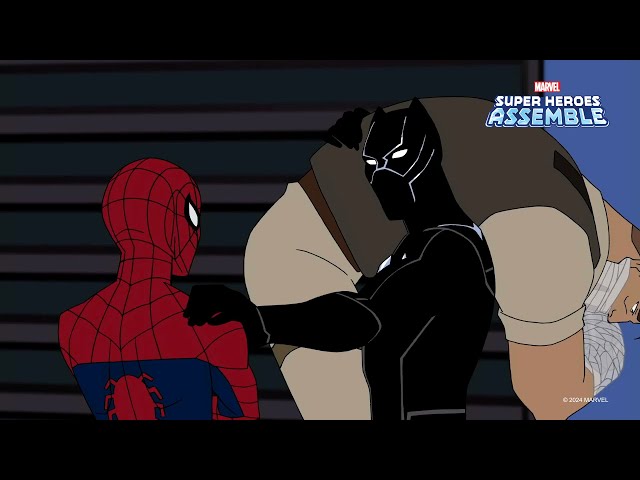 Spider-Man Teams Up with Black Panther | Avengers Assemble