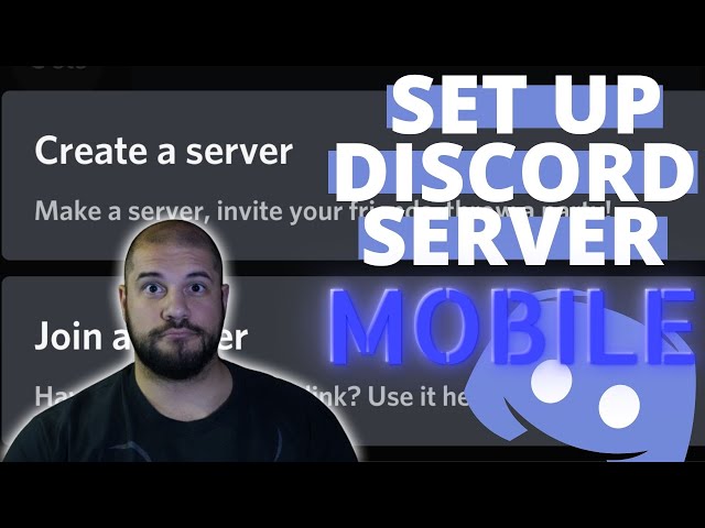 HOW TO USE DISCORD: Setting up a Server on Mobile!