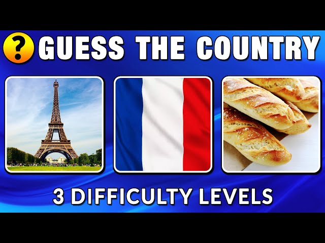 Can You Name The Country from 3 Pictures?