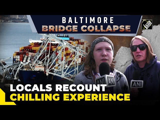 Baltimore Bridge Collapse| “It was vibrating in the house….” Locals share chilling details