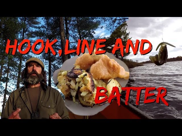 Catch and Cook Bass -Hook,Line and Batter -How to Catch and Prepare Your Fish