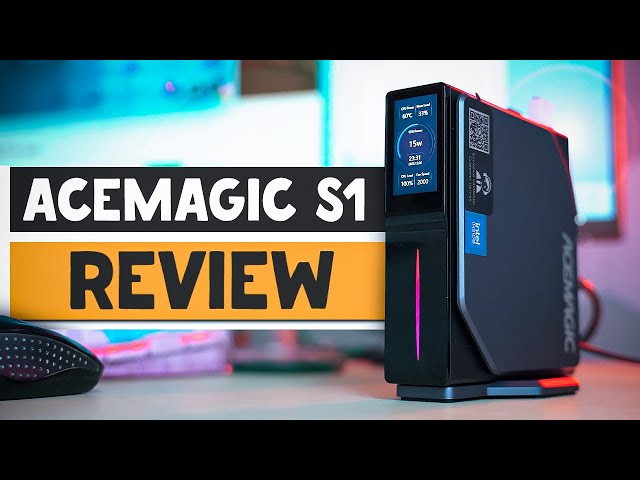This Windows 11 Pro Mini PC Has a LCD Display: ACEMAGIC S1 Review