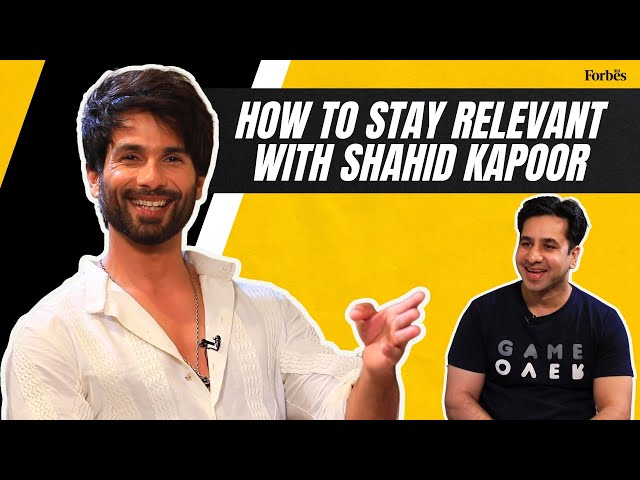 Shahid Kapoor: You cannot control success beyond a point, but you should stay relevant