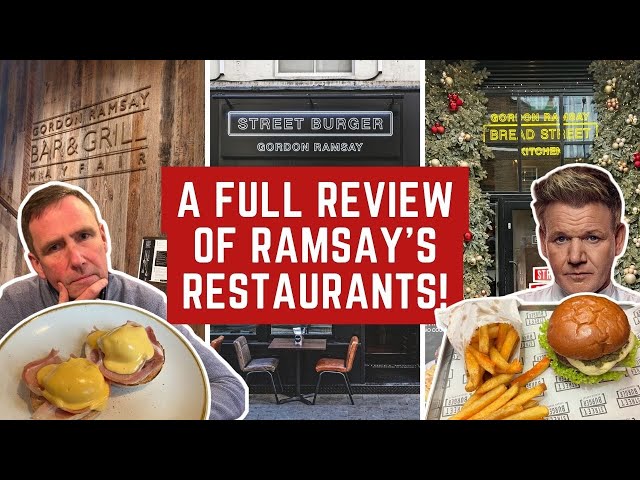 A Full Day Reviewing GORDON RAMSAY RESTAURANTS in LONDON! The GOOD and BAD...