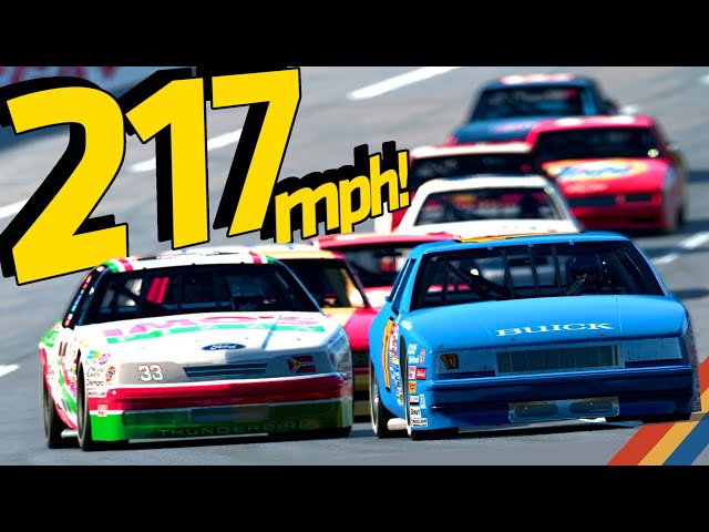Races like these make iRacing the BEST - 1987 NASCAR at Talladega