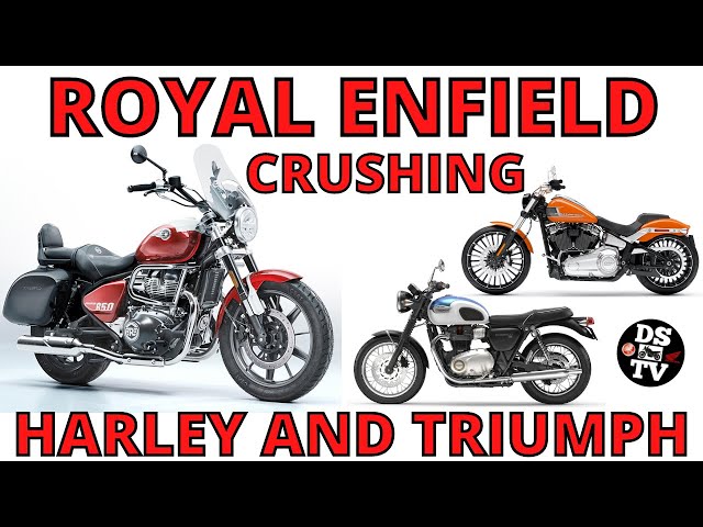 Royal Enfield Crushing Harley and Triumph