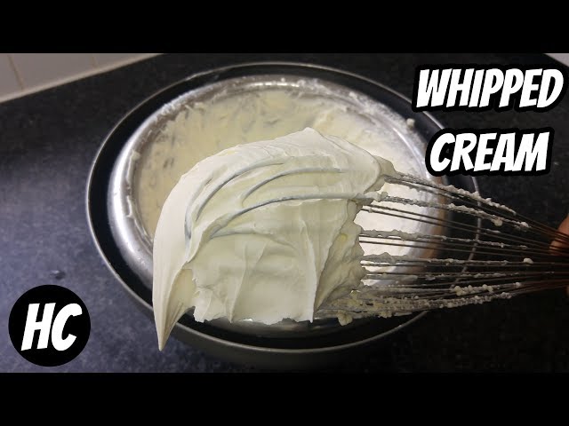 How to make Whipped Cream - Halal Chef Tips