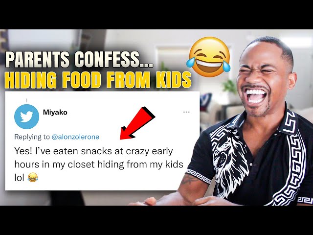 Parents Confessions ! Eating Food while Hiding From KIDS  *HILARIOUS*