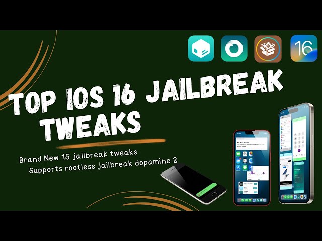 Top free iOS 16 jailbreak tweaks | Dopamine 2 | Part 6