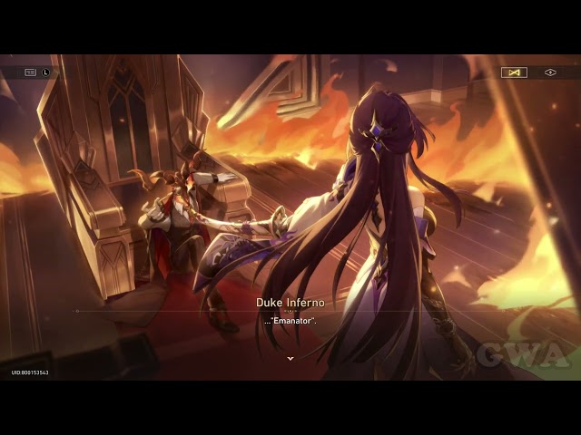 Acheron Defeats Duke Inferno Cutscene Animation | Honkai Star Rail 2.1