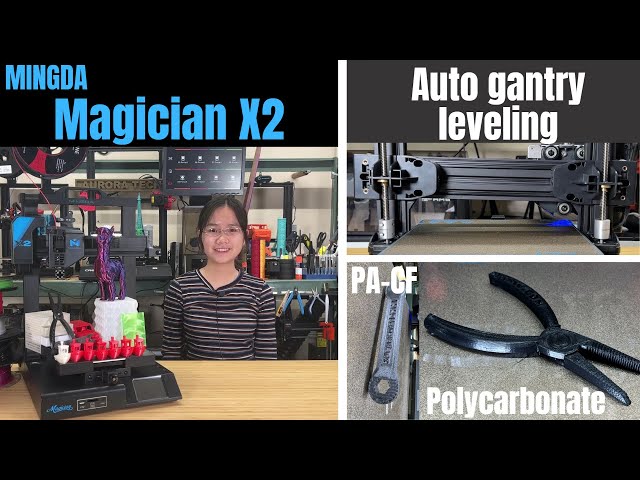Mingda Magician X2: A solid mid-range 3D printer with auto gantry leveling and bed leveling and more