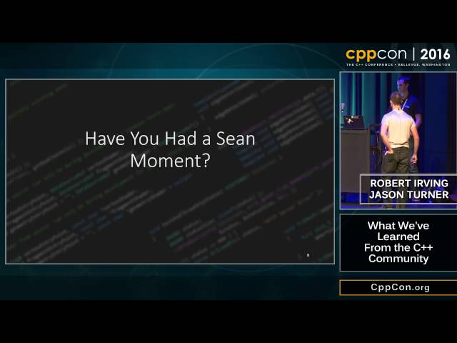 CppCon 2016: Robert Irving & Jason Turner “What We've Learned From the C++ Community"