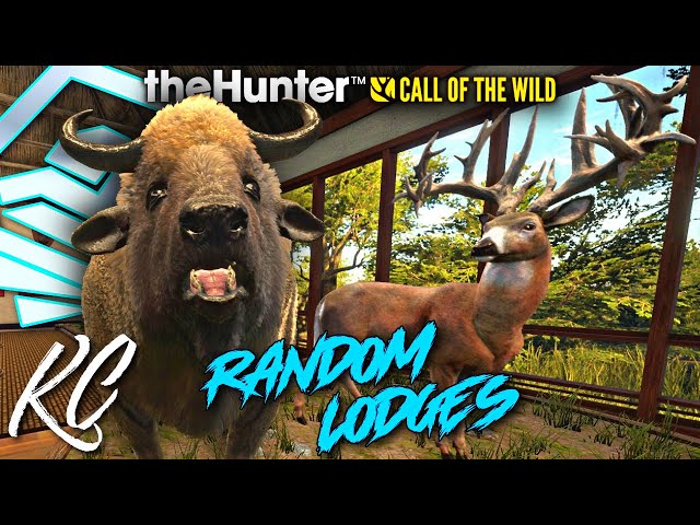 Touring INSANE Trophy Lodges in Multiplayer! Random Trophy Lodge Tours #1! | Call of the Wild