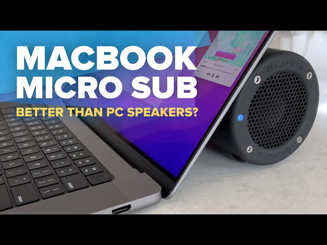 Your M1 MacBook Pro needs a subwoofer. Seriously audiophile sound from a laptop!