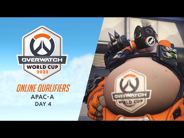 Overwatch World Cup Online Qualifiers APAC-A | Day 4