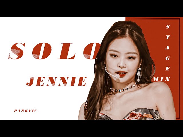 제니 (JENNIE) - SOLO 교차편집 (Stage Mix)