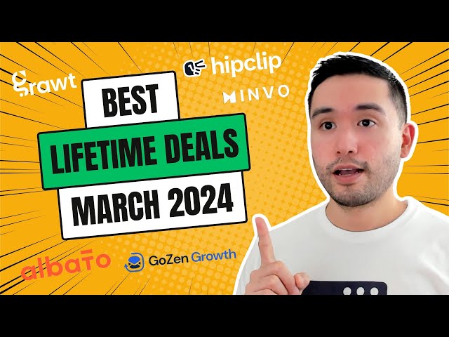 Best Appsumo Lifetime Deals You Cannot Miss! (March 2024)