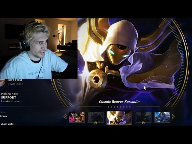 xQc plays Kassadin Ranked with Poke | League of Legends 2022 gameplay #2