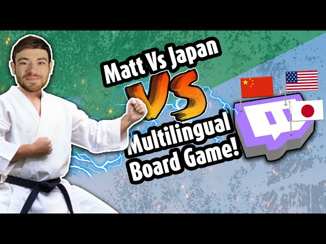 Matt vs Japan Vs Multilingual boardgame | 80K subscribers Celebration!