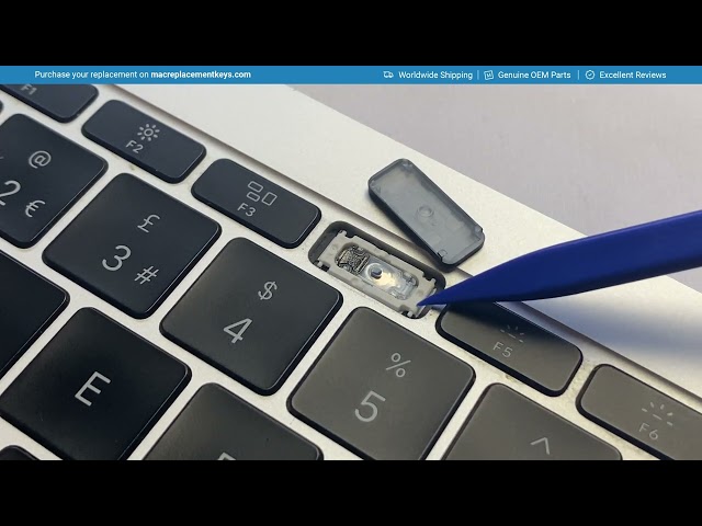 How to replace the function keycaps on a MacBook Pro A1708 (2016 - 2018)