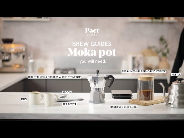 How to make coffee with a moka pot | Moka Pot Guide - Pact Coffee