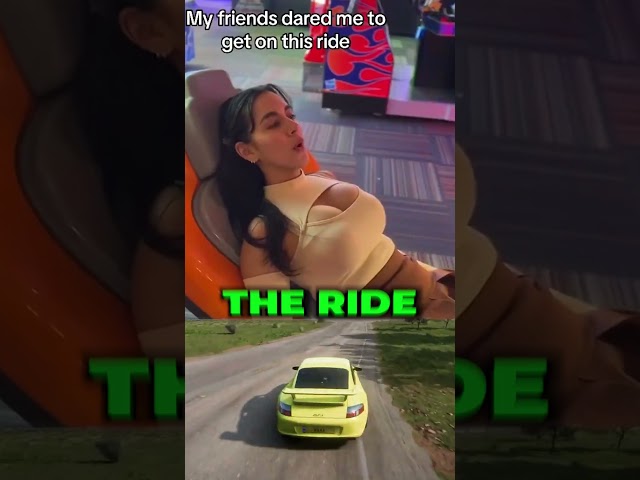 Her Friends Challenged Her On This Dangerous Ride..