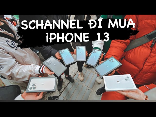 Đi "đón" iPhone 13 Pro Max chính hãng màu xanh chín cùng Schannel.