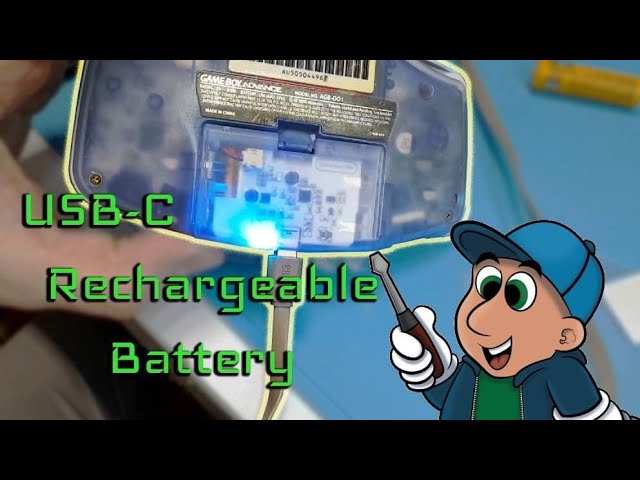 How to Install a Rechargeable Battery in a Gameboy Advance