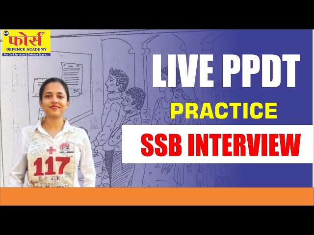 LIVE PPDT PRACTICE | BY SHREYA MAAM | SSB WORLD FDA ppdt practice | ppdt | ssb interview preparation
