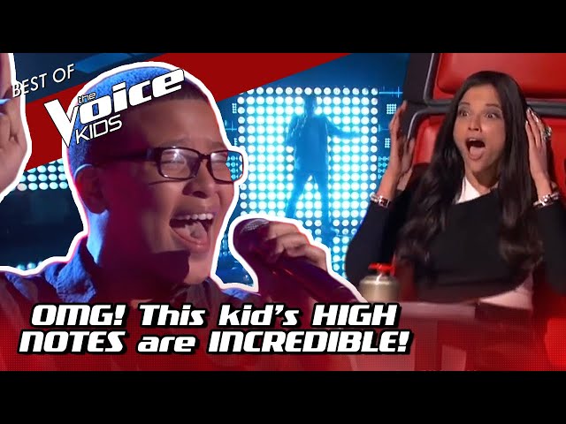 His AMAZING VOCAL RANGE left the coaches SPEECHLESS in The Voice Kids!