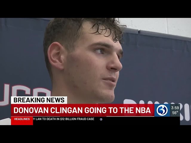 UConn's Donovan Clingan to enter NBA Draft