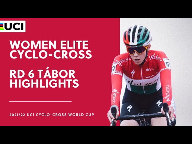 Round 6 - Women Elite Highlights | 2021/22 UCI CX World Cup - Tábor