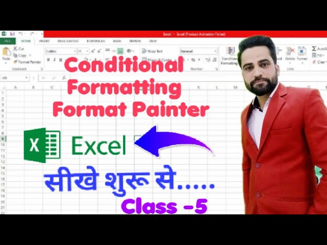 Conditional formatting, format Painter, how to use conditional formatting in Excel