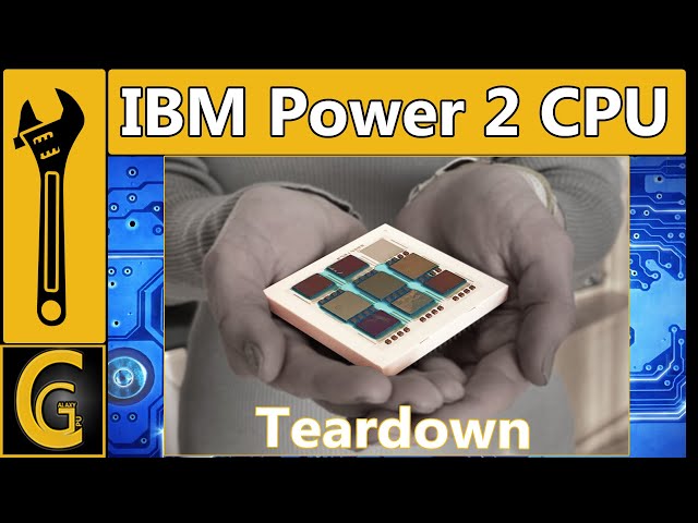 IBM Power2 MCM from RS6000 Computer, Desolder, Teardown and how to Tutorial