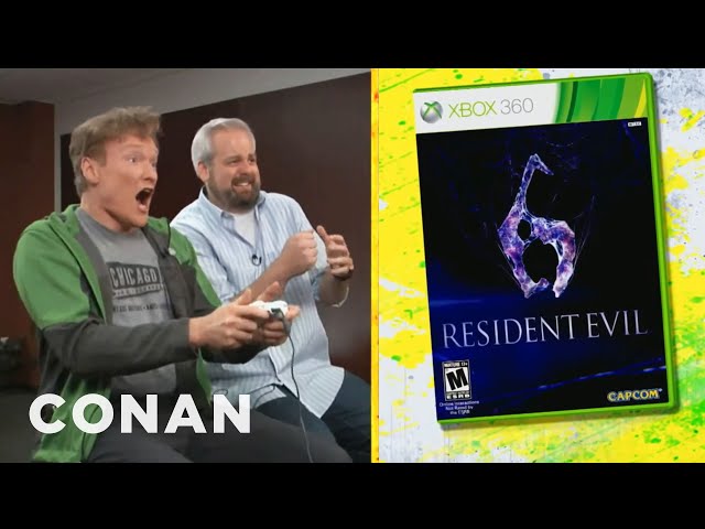 Clueless Gamer: Conan O'Brien Reviews "Resident Evil 6" | CONAN on TBS