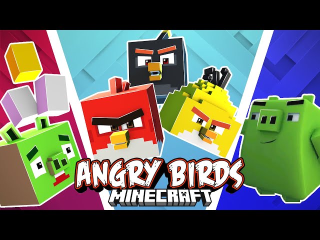 If Angry Birds in Minecraft Mini MOVIE