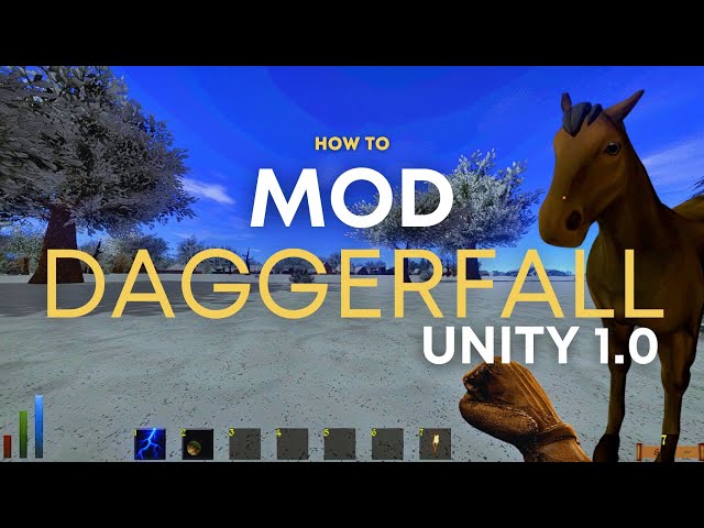 How To Mod Daggerfall Unity 1.0 in 2024 - Beginners Guide
