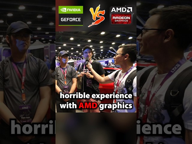 AMD drivers STILL driving PC gamers away?! #amd #nvidia #pcgaming #shorts