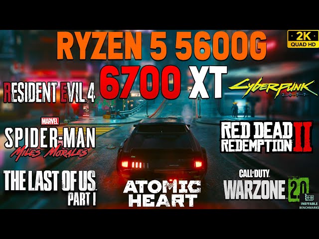 Ryzen 5 5600G + RX 6700 XT: 2K Gaming Test in 20 Games (Mid 2023)