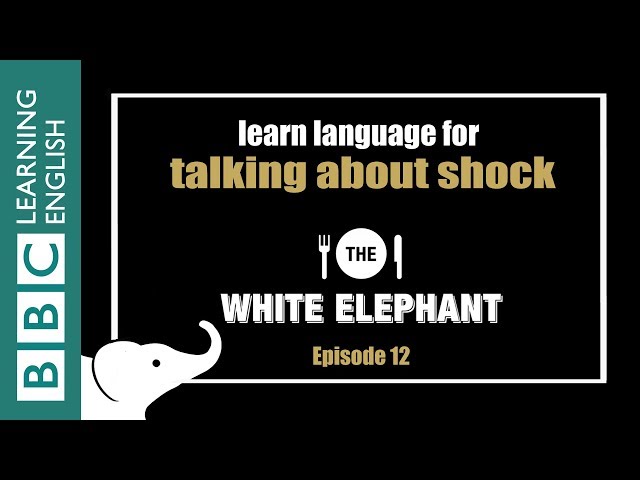 The White Elephant: 12 - Phrases about shock!