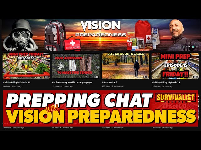 Prepping Chat With Vision Preparedness