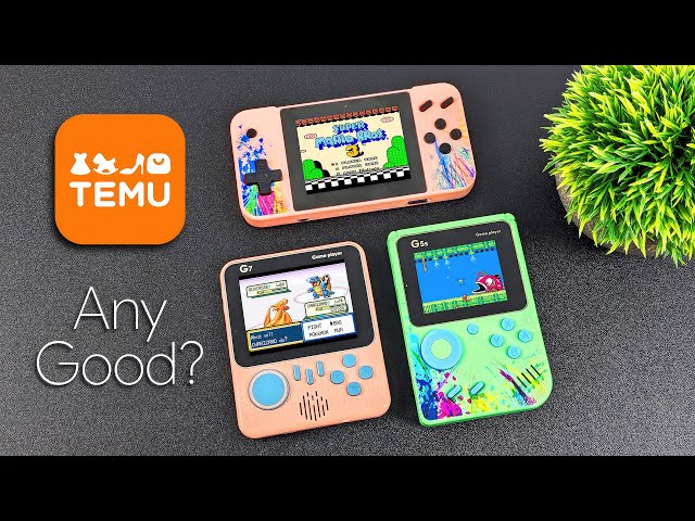 Cheap TEMU Handheld Game Consoles! We Bought 3 Of Them, Are They A Scam?