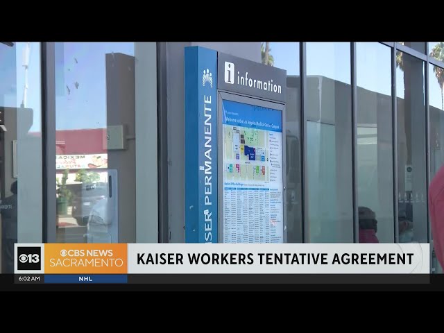 Kaiser Permanente workers reach tentative deal after historic strike