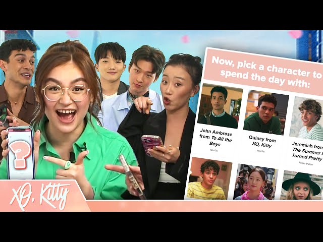 The Cast of "XO, Kitty" Find Out Which "Jenny Han Universe" Characters They Really Are