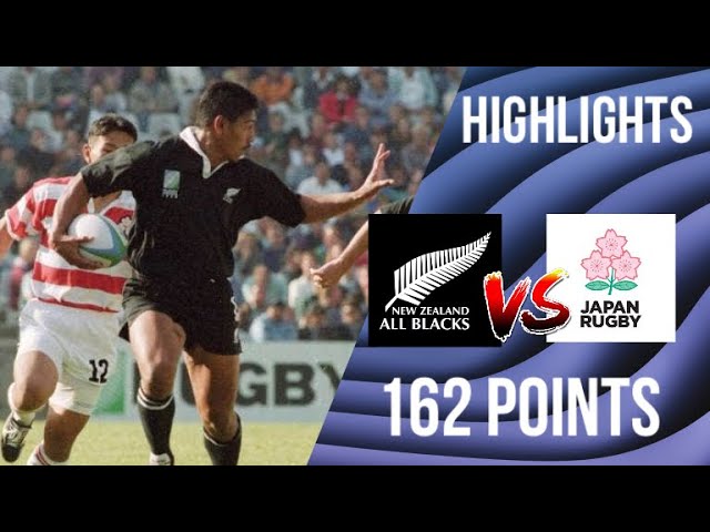 Highest Scoring Test Match Ever! New Zealand 145 Vs 17 Japan Rugby World Cup 1995