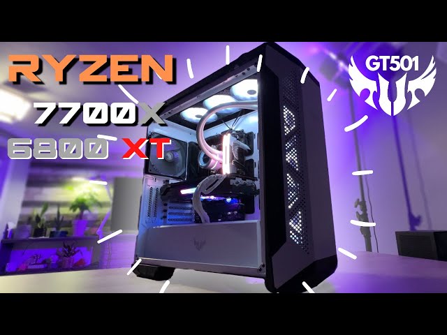 Ryzen 7 7700x High End Build ft. Asus GT501 & Asrock B650E Riptide